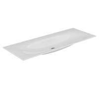 KEUCO EDITION 11 Lavabo à encastrer en céramique, 1407x17x538mm, sans trou pour robinet, blanc, 31160311400