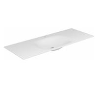 KEUCO EDITION 11 Lavabo à encastrer en Varicor, 2800x17x535mm, avec 1 trou pour robinet, blanc, 31270702801