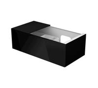 Keuco Edition 11 - Meuble 31154,1 extrait avant, l'éclairage noir / verre noir
