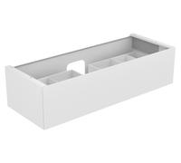 KEUCO EDITION 11 Meuble sous-lavabo pour lavabos à encastrer, 1 tiroir frontal, 1400x350x535mm, 31261890000, Corps/Avant: Placage chêne clair / Placage chêne clair