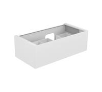 Keuco Edition 11 vasque 31254390100 105 x 35 x 53,5 cm, avec éclairage LED, peinture texturée anthracite
