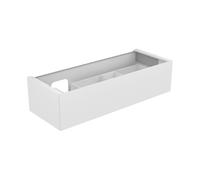 KEUCO EDITION 11 Meuble sous-lavabo pour lavabos encastrables, 1 tiroir frontal, position du lavabo à gauche, 1400x350x535mm, 31265850000, Corps/Avant: Placage Chêne Tabac / Placage Chêne Tabac / Plac