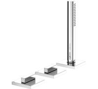 Keuco Edition 11 mitigeur bain-douche pour baignoire chrome-noir 51130130500