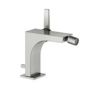 KEUCO EDITION 11 Mitigeur monocommandé pour bidet, avec garniture découlement, 51109060000, Couleur: Finition en acier inoxydable