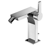 KEUCO EDITION 11 Mitigeur monocommandé pour bidet, avec garniture découlement, 51109130000, Couleur: Chrome noir brossé