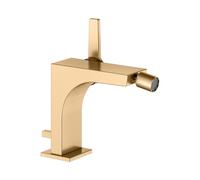 KEUCO EDITION 11 Mitigeur monocommandé pour bidet, avec garniture découlement, 51109250000, Couleur: Laiton brossé