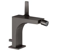 KEUCO EDITION 11 Mitigeur monocommandé pour bidet, avec garniture découlement, 51109350000, Couleur: noir titane brossé