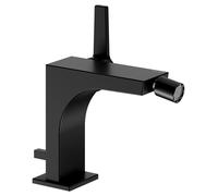 KEUCO EDITION 11 Mitigeur monocommandé pour bidet, avec garniture découlement, 51109370000, Couleur: Noir Mat