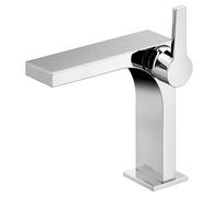 KEUCO EDITION 11 Mitigeur monocommandé pour lavabo 150, saillie 136mm, sans garniture de vidage, 51102130100, Couleur: Chrome noir brossé
