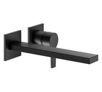 KEUCO Mitigeur monocommande lavabo Edition 11 encastré saillie 243 mm limiteur Noir Mat