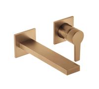 KEUCO Mitigeur lavabo Edition 11 encastré saillie 243mm avec limiteur Bronze brossé 51116030202