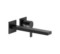 KEUCO Mitigeur monocommande lavabo Edition 11 encastré saillie 243 mm limiteur Noir Mat