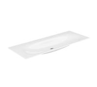 Keuco Edition 11 lavabo en céramique 31160, 1405x17x538mm, sans trou de robinet, blanc - 31160311400