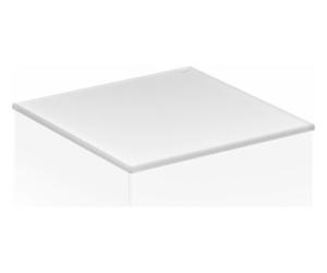 KEUCO EDITION 11 Plaque de recouvrement, 716x3x524 mm, pour meubles sous-lavabo et sideboards, 31322189002, Couleur: Cachemire, transparent