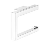 KEUCO Edition 11 Porte-Papier Toilette, Forme Ouverte, métal chromé, fabriqué en Allemagne, pivotant, avec vis et Chevilles, Porte-Papier Toilette à percer