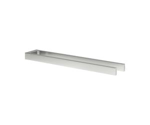 KEUCO EDITION 11 Porte-serviettes 450 mm, fixe, 2 bras, 11118060000, Couleur: acier inoxydable