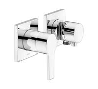 Keuco Edition 11 robinet de douche 51151011222 chromé , 2 Verbraucher , avec coude de raccordement mural et support de douche