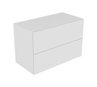 KEUCO EDITION 11 Sideboard, 2 tiroirs à casseroles, 1050x700x535mm, 31325390000, Corps/Avant: Laque texturée anthracite/laque texturée anthracite/laque texturée anthracite/laque texturée anthracite