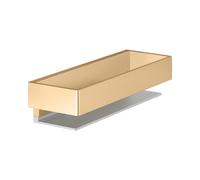 KEUCO EDITION 11 tablette de douche, amovible, 11158250000, Couleur: Laiton brossé