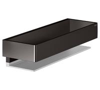 KEUCO EDITION 11 tablette de douche, amovible, 11158350000, Couleur: noir titane brossé
