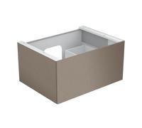 Keuco Edition 11 - Vanity unité 31241, 1 tiroir avec éclairage, truffes / truffe
