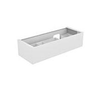 KEUCO EDITION 11 Meuble sous-lavabo pour lavabos encastrables, 1 tiroir frontal, position du lavabo à droite, 1400x350x535mm, 31266390000, Corps/Avant: Laque texturée anthracite/laque texturée anthrac