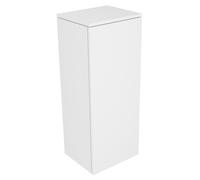 Keuco Edition 400 Armoire centrale 31720, butÃ©e Ã droite, 350 x 894 x 300 mm, Corps/Avant: Vernis Strucktur blanc / Verre blanc givrÃ© - 31720270002