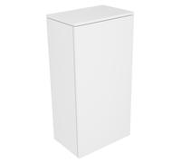 KEUCO EDITION 400 Armoire centrale, 1 porte, charnières à gauche, 450x894x300mm, 31725710001, Corps/Avant: Blanc laque structurée / anthracite verre satiné