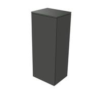 KEUCO EDITION 400 Armoire centrale, 1 porte, charnières à droite, 350x894x300mm, 31720110002, Corps/Avant: Anthracite Laque Strucktur / verre anthracite brillant