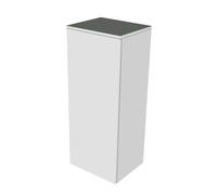 KEUCO EDITION 400 Armoire centrale, 1 porte, charnières à droite, 350x894x300mm, 31720710002, Corps/Avant: Blanc laque structurée / anthracite verre satiné