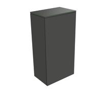 KEUCO EDITION 400 Armoire centrale, 1 porte, charnières à gauche, 450x894x300mm, 31725110001, Corps/Avant: Anthracite Laque Strucktur / verre anthracite brillant