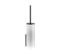 KEUCO EDITION 400 Ensemble brosse de toilette, avec couvercle, 11564359000, Couleur: noir titane brossé