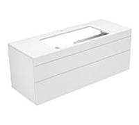 Keuco Edition 400 Keuco match0 31583170100 140x54,6x53,5 cm, 2 coulissants, truffe, avec trou pour robinet
