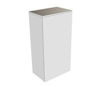Keuco Edition 400 centrale match0 31725720001 45 x 89,4 x 30 cm, charnière à gauche, blanc / truffe clair