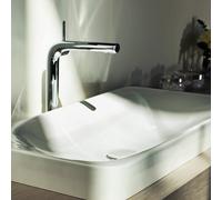 KEUCO EDITION 400 Mitigeur monocommandé pour lavabo 290, sans garniture de vidage, hauteur 291mm, saillie 183mm, 51502010103, Couleur: Chromé