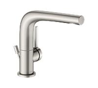 Keuco Edition 400 mitigeur lavabo 51505050000 projection 153mm, pivotante , avec garniture de vidage , nickel brossé