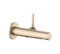 KEUCO EDITION 400 Mitigeur monocommandé pour lavabo, encastré pour montage mural, saillie 165mm, 51516030101, Couleur: Bronze brossé