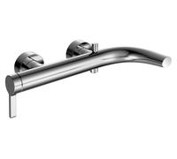 KEUCO EDITION 400 Mitigeur monocommandé pour bain, montage apparent, 51520050100, Couleur: nickel brossé