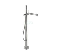 KEUCO EDITION 400 Mitigeur monocommandé pour bain pour montage indépendant, 51527060100, Couleur: acier inoxydable