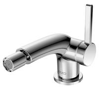 KEUCO EDITION 400 Mitigeur monocommandé pour bidet, saillie 127mm, avec garniture d'écoulement, 51509010000, Couleur: Chromé