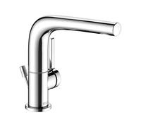 KEUCO EDITION 400 Mitigeur monocommandé pour lavabo 150, orientable, avec garniture d'écoulement, 51505010000, Couleur: Chromé