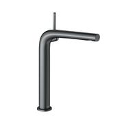 KEUCO EDITION 400 Mitigeur monocommandé pour lavabo 240, sans garniture de vidage, saillie 183mm, hauteur 241mm, 51502130102, Couleur: Chrome noir brossé