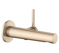 KEUCO EDITION 400 Mitigeur monocommandé pour lavabo, encastré pour montage mural, saillie 165mm, 51516030101, Couleur: Bronze brossé