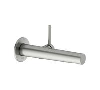 KEUCO EDITION 400 Mitigeur monocommandé pour lavabo, encastré pour montage mural, saillie 197mm, 51516061101, Couleur: acier inoxydable