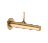 KEUCO EDITION 400 Mitigeur monocommandé pour lavabo, encastré pour montage mural, saillie 197mm, 51516251101, Couleur: Laiton brossé