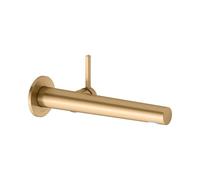 KEUCO EDITION 400 Mitigeur monocommandé pour lavabo, encastré pour montage mural, saillie 243mm, 51516252101, Couleur: Laiton brossé