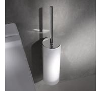 KEUCO Garniture de toilette Edition 400 11564019000 – Chrome, verre de cristal véritable