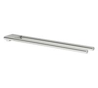 KEUCO EDITION 400 porte-serviettes, 2 bras, fixe, 450 mm, 11518060000, Couleur: acier inoxydable