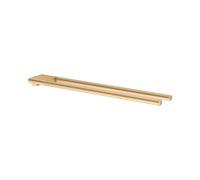 KEUCO EDITION 400 porte-serviettes, 2 bras, fixe, 450 mm, 11518250000, Couleur: Laiton brossé