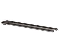 KEUCO EDITION 400 porte-serviettes, 2 bras, fixe, 450 mm, 11518350000, Couleur: noir titane brossé
